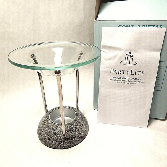 PartyLite Stone Puzzle Aroma Melts Warmer - Picture 3 of 10